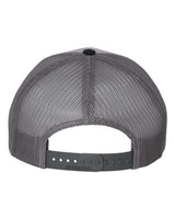 Richardson 112 Snapback Trucker Cap #color_Grey/ Charcoal/ Navy