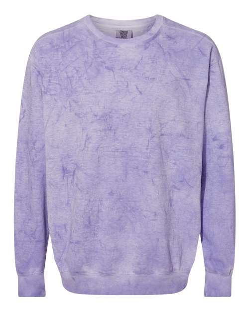 Comfort Colors 1545CC Adult Color Blast Crewneck Sweatshirt #color_AMETHYST