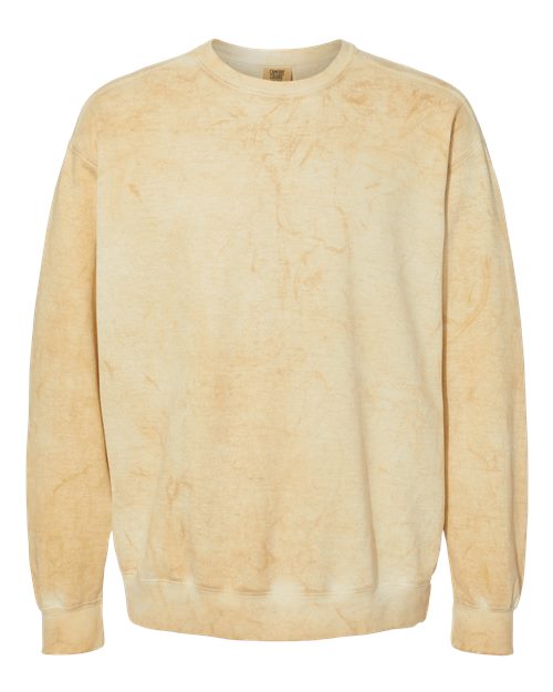 Comfort Colors 1545CC Adult Color Blast Crewneck Sweatshirt #color_CITRINE