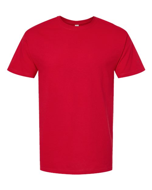 M&O 4800 Gold Soft Touch T-Shirt #color_Deep Red