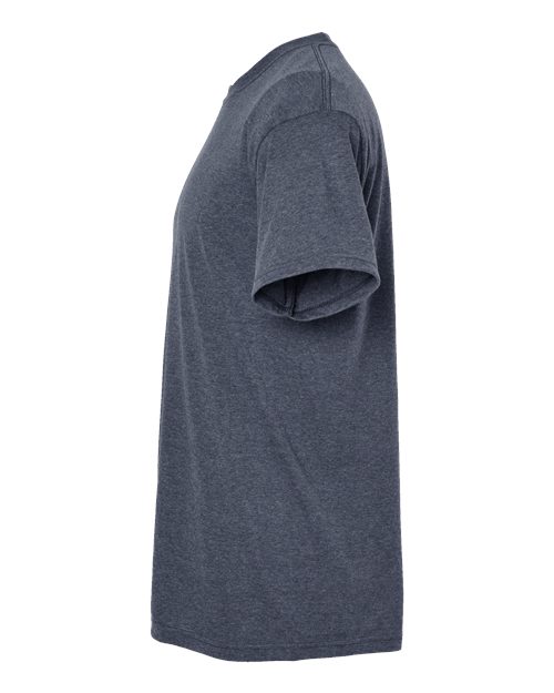 M&O 4800 Gold Soft Touch T-Shirt #color_Heather Navy
