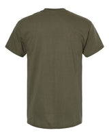 M&O 4800 Gold Soft Touch T-Shirt #color_Military Green
