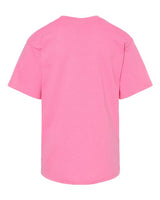 M&O 4850 Youth Gold Soft Touch T-Shirt #color_Azalea