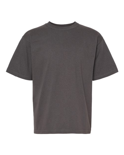 M&O 4850 Youth Gold Soft Touch T-Shirt #color_Charcoal