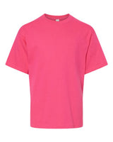 M&O 4850 Youth Gold Soft Touch T-Shirt #color_Heliconia