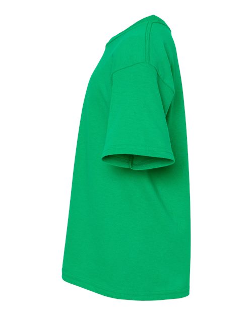 M&O 4850 Youth Gold Soft Touch T-Shirt #color_Irish Green