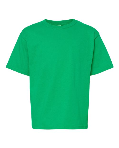 M&O 4850 Youth Gold Soft Touch T-Shirt #color_Irish Green