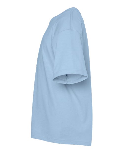 M&O 4850 Youth Gold Soft Touch T-Shirt #color_Light Blue