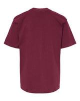 M&O 4850 Youth Gold Soft Touch T-Shirt #color_Maroon