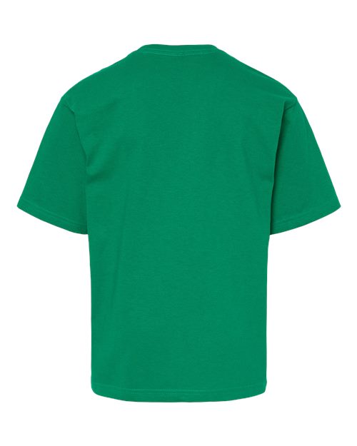 M&O 4850 Youth Gold Soft Touch T-Shirt #color_Fine Kelly Green
