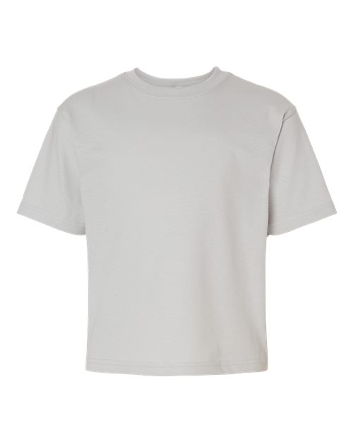 M&O 4850 Youth Gold Soft Touch T-Shirt #color_Platinum