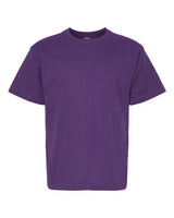 M&O 4850 Youth Gold Soft Touch T-Shirt #color_Purple