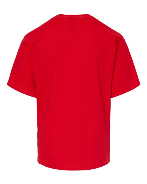 M&O 4850 Youth Gold Soft Touch T-Shirt #color_Deep Red