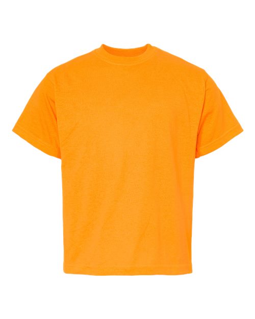M&O 4850 Youth Gold Soft Touch T-Shirt #color_Safety Orange