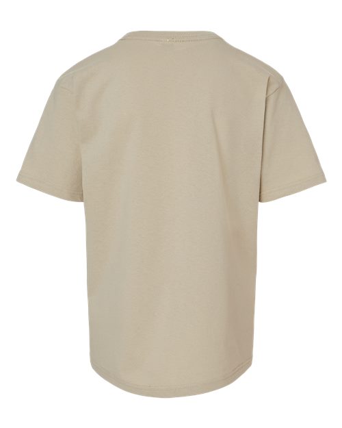 M&O 4850 Youth Gold Soft Touch T-Shirt #color_Sand