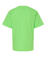 M&O 4850 Youth Gold Soft Touch T-Shirt #color_Vivid Lime