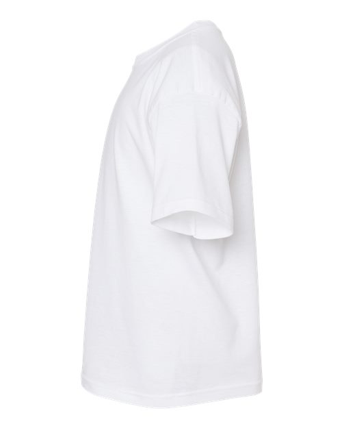 M&O 4850 Youth Gold Soft Touch T-Shirt #color_White