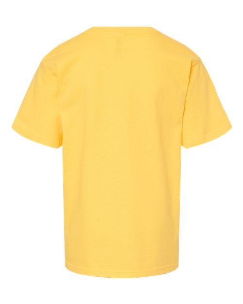 M&O 4850 Youth Gold Soft Touch T-Shirt #color_Yellow