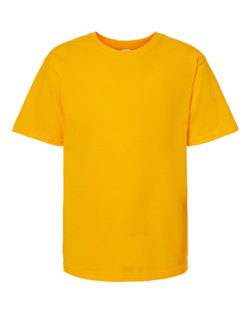 M&O 4850 Youth Gold Soft Touch T-Shirt #color_Gold