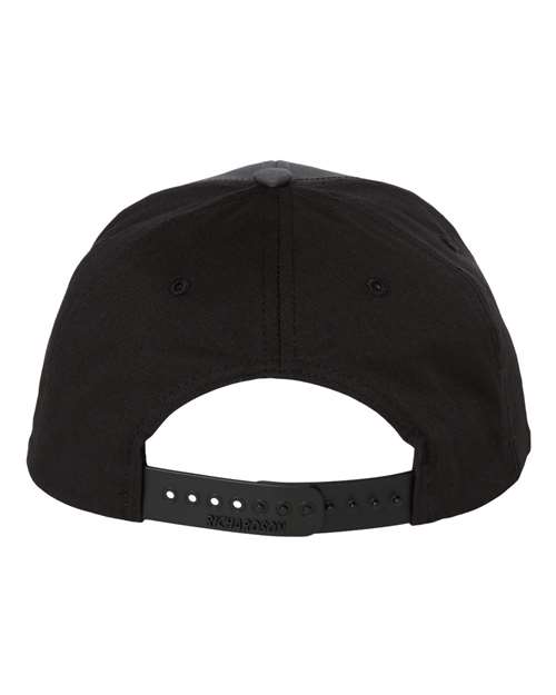 Richardson 312 Twill Back Trucker Cap #color_Charcoal/ Black