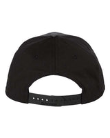 Richardson 312 Twill Back Trucker Cap #color_Charcoal/ Black