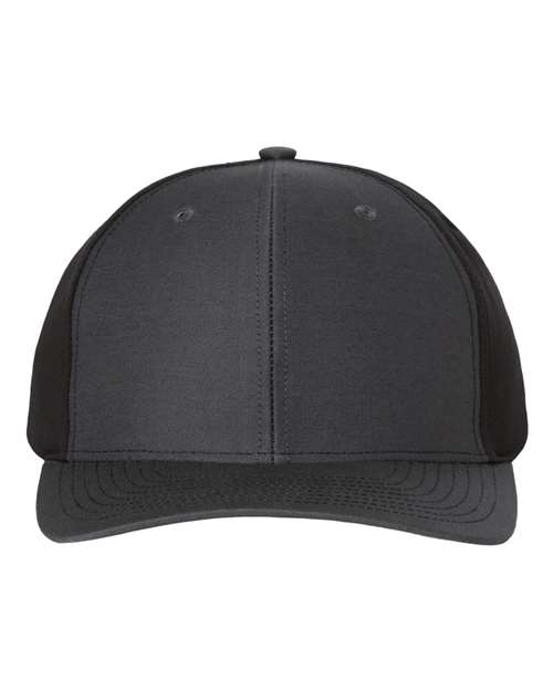 Richardson 312 Twill Back Trucker Cap #color_Charcoal/ Black