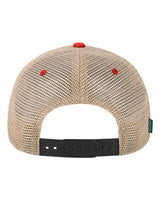 LEGACY OFA Old Favorite Trucker Cap #color_Black/ Scarlet Red/ Khaki