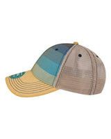 LEGACY OFA Old Favorite Trucker Cap #color_Blue Stripe/ Khaki