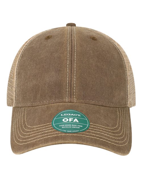 LEGACY OFA Old Favorite Trucker Cap #color_Brown/ Khaki