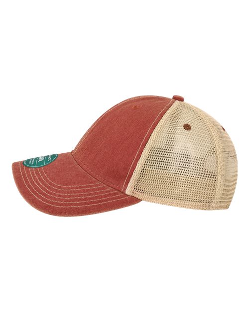 LEGACY OFA Old Favorite Trucker Cap #color_Cardinal/ Khaki