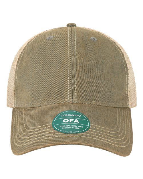 LEGACY OFA Old Favorite Trucker Cap #color_Grey/ Khaki