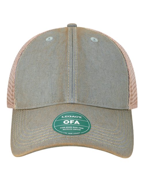 LEGACY OFA Old Favorite Trucker Cap #color_Light Blue/ Khaki