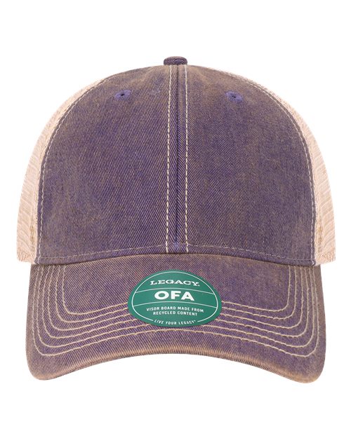 LEGACY OFA Old Favorite Trucker Cap #color_Purple/ Khaki