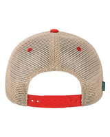 LEGACY OFA Old Favorite Trucker Cap #color_Scarlet Red/ Khaki