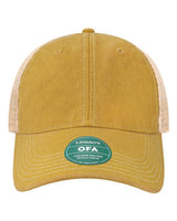 LEGACY OFA Old Favorite Trucker Cap #color_Yellow/ Khaki