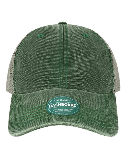 LEGACY DTA Dashboard Trucker Cap #color_Dark Green/ Grey
