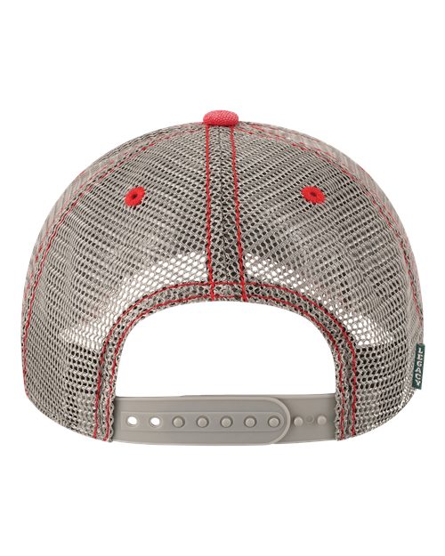 LEGACY DTA Dashboard Trucker Cap #color_Scarlet Red/ Grey