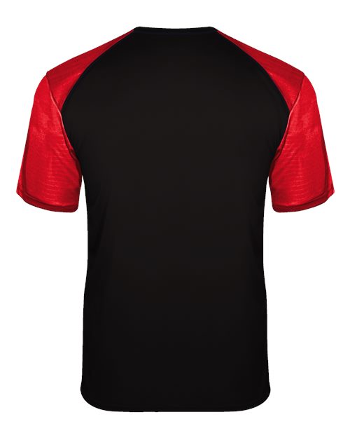 Badger 4230 Breakout T-Shirt #color_Black/ Red