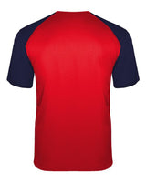 Badger 4230 Breakout T-Shirt #color_Red/ Navy