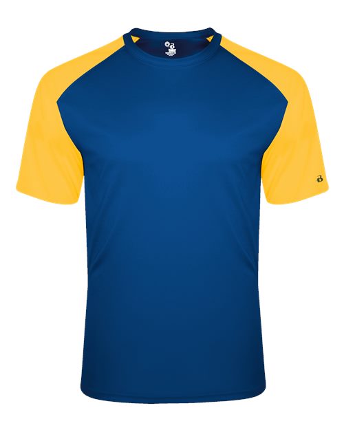 Badger 4230 Breakout T-Shirt #color_Royal/ Gold