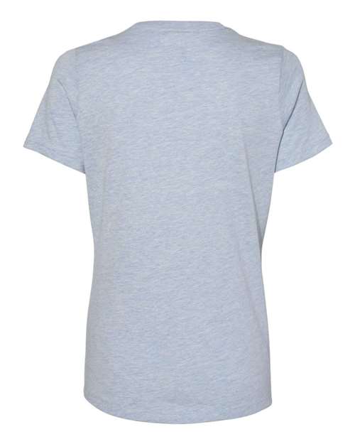 Bella + Canvas 6400CVC Ladies' Relaxed Heather CVC Short-Sleeve T-Shirt #color_HTHR PRISM BLUE