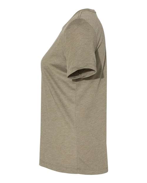 Bella + Canvas 6413 Ladies' Relaxed Triblend T-Shirt #color_OLIVE TRIBLEND