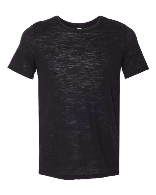 Bella + Canvas 6416 Ladies' Relaxed Vintage Slub T-Shirt #color_SOLID BLACK SLUB