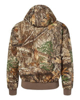 Dri Duck 5034 Men's Laramie Canvas Hooded Jacket #color_REAL TREE EDGE
