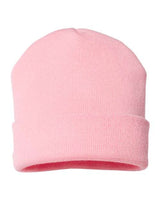 "CAP AMERICA TKN24 USA-Made 12" Cuffed Beanie #color_Pink"