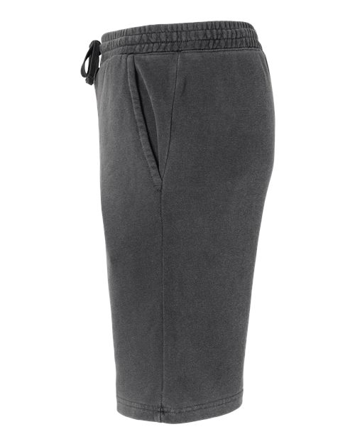 Independent Trading Co. PRM50STPD Pigment-Dyed Fleece Shorts #color_Pigment Black