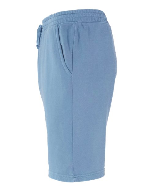 Independent Trading Co. PRM50STPD Pigment-Dyed Fleece Shorts #color_Pigment Light Blue