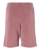 Independent Trading Co. PRM50STPD Pigment-Dyed Fleece Shorts #color_Pigment Maroon
