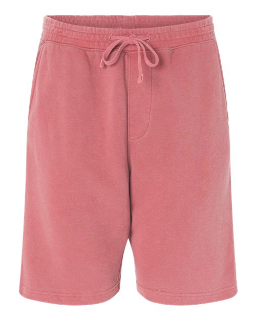 Independent Trading Co. PRM50STPD Pigment-Dyed Fleece Shorts #color_Pigment Pink