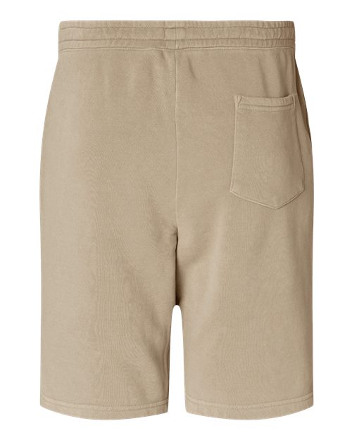 Independent Trading Co. PRM50STPD Pigment-Dyed Fleece Shorts #color_Pigment Sandstone